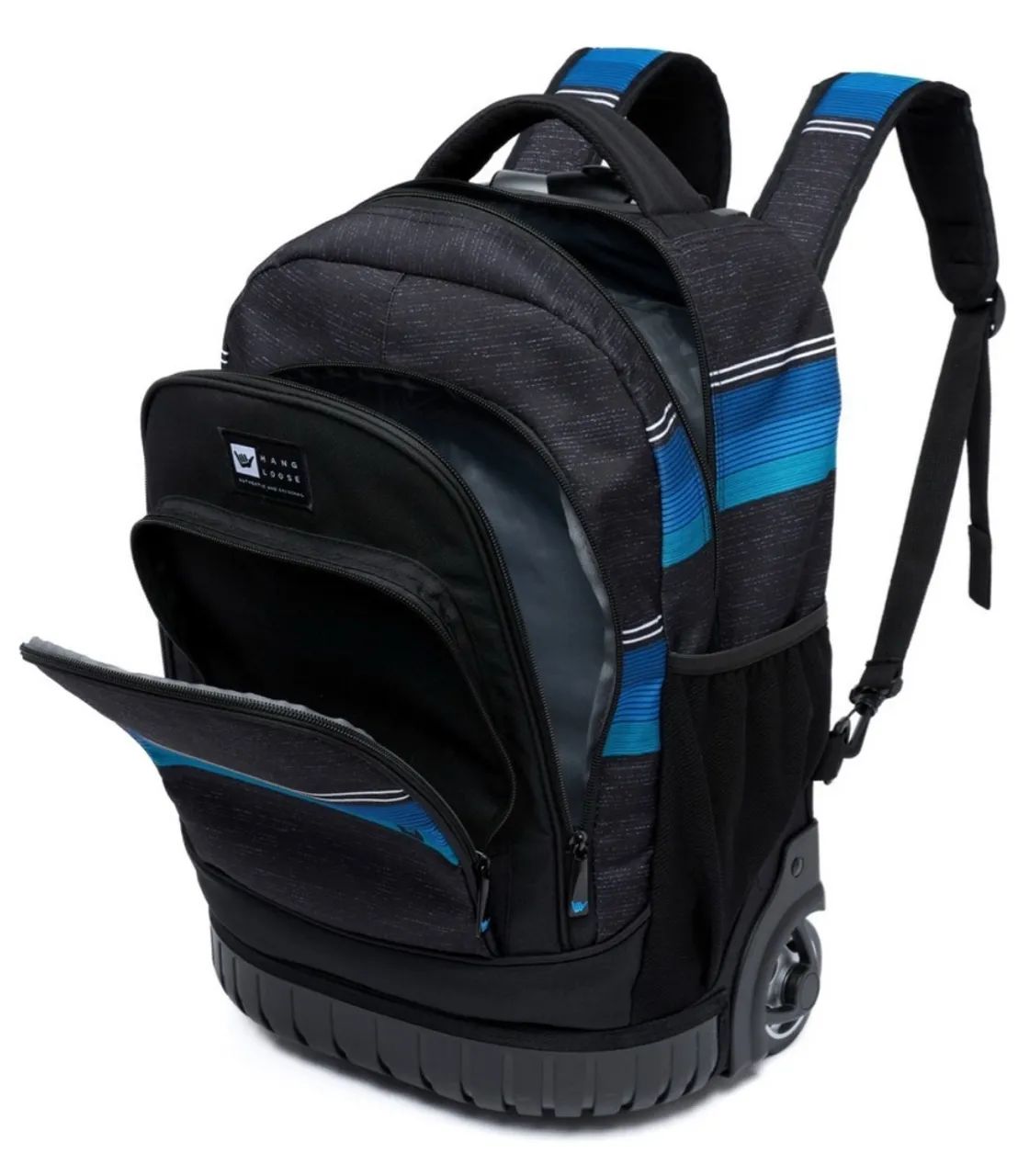 Kit Mochila Escolar De Rodinhas Juvenil Reforçada - Foto 5