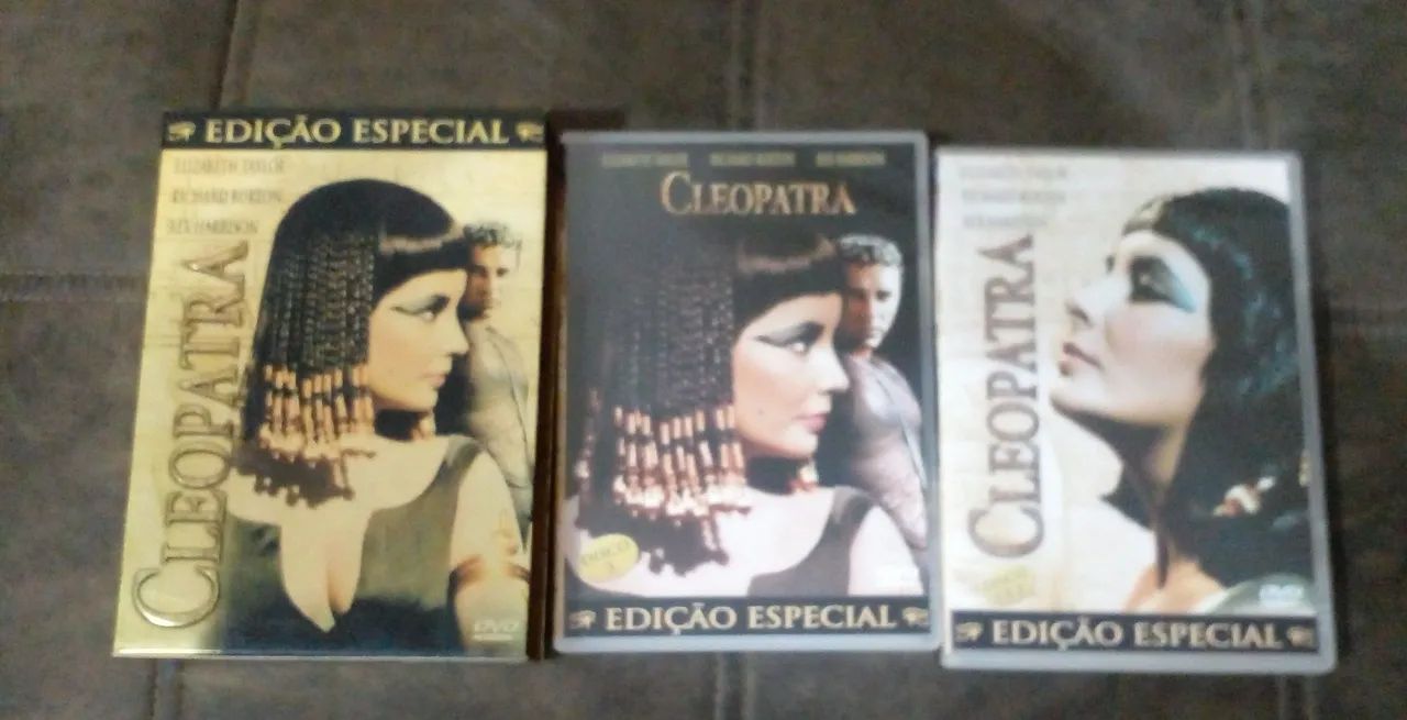 Dvd raro Cleópatra (colecionador)