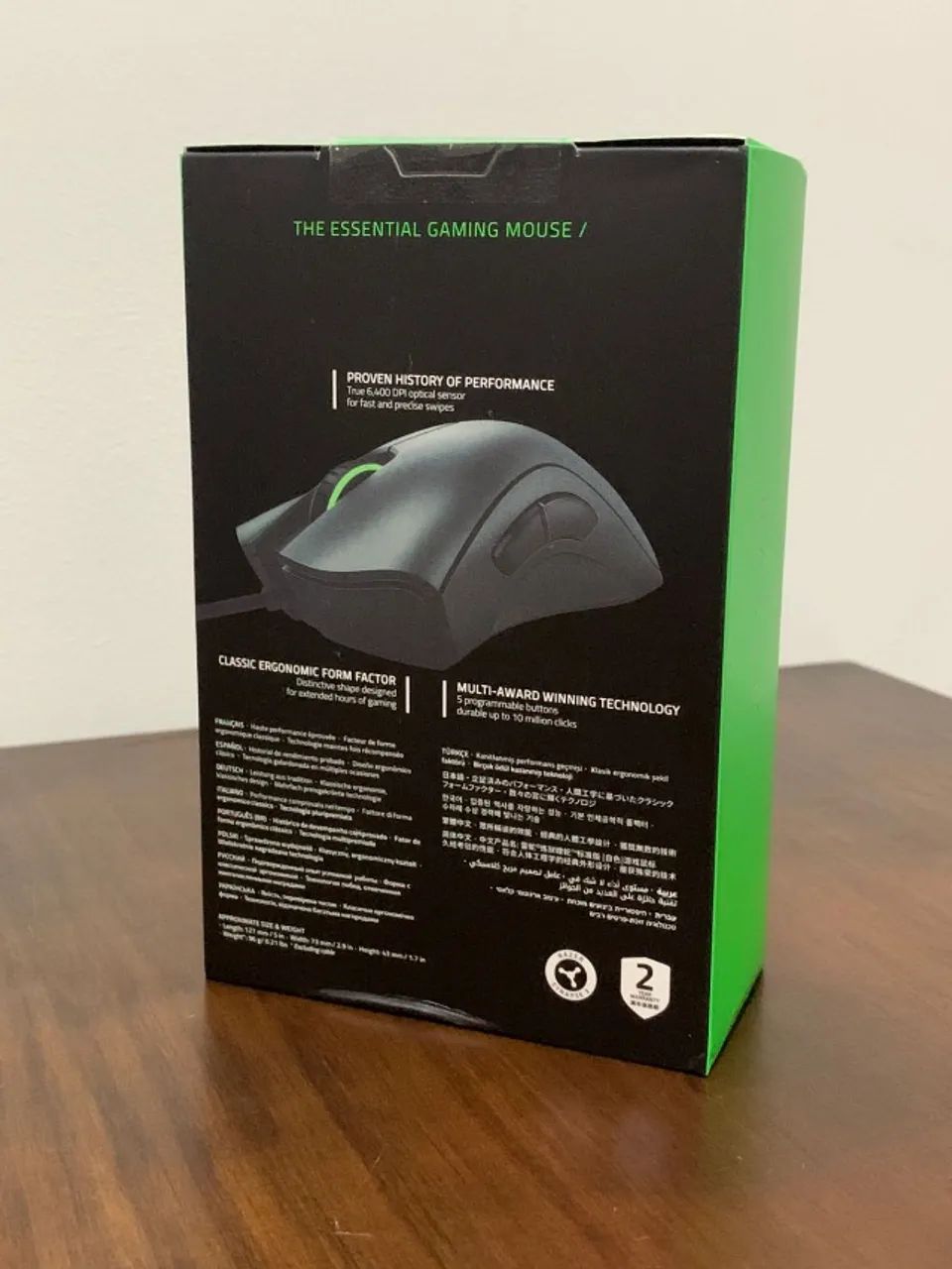 Mouse Gamer Razer DeathAdder Essential 6400DPI - Foto 4