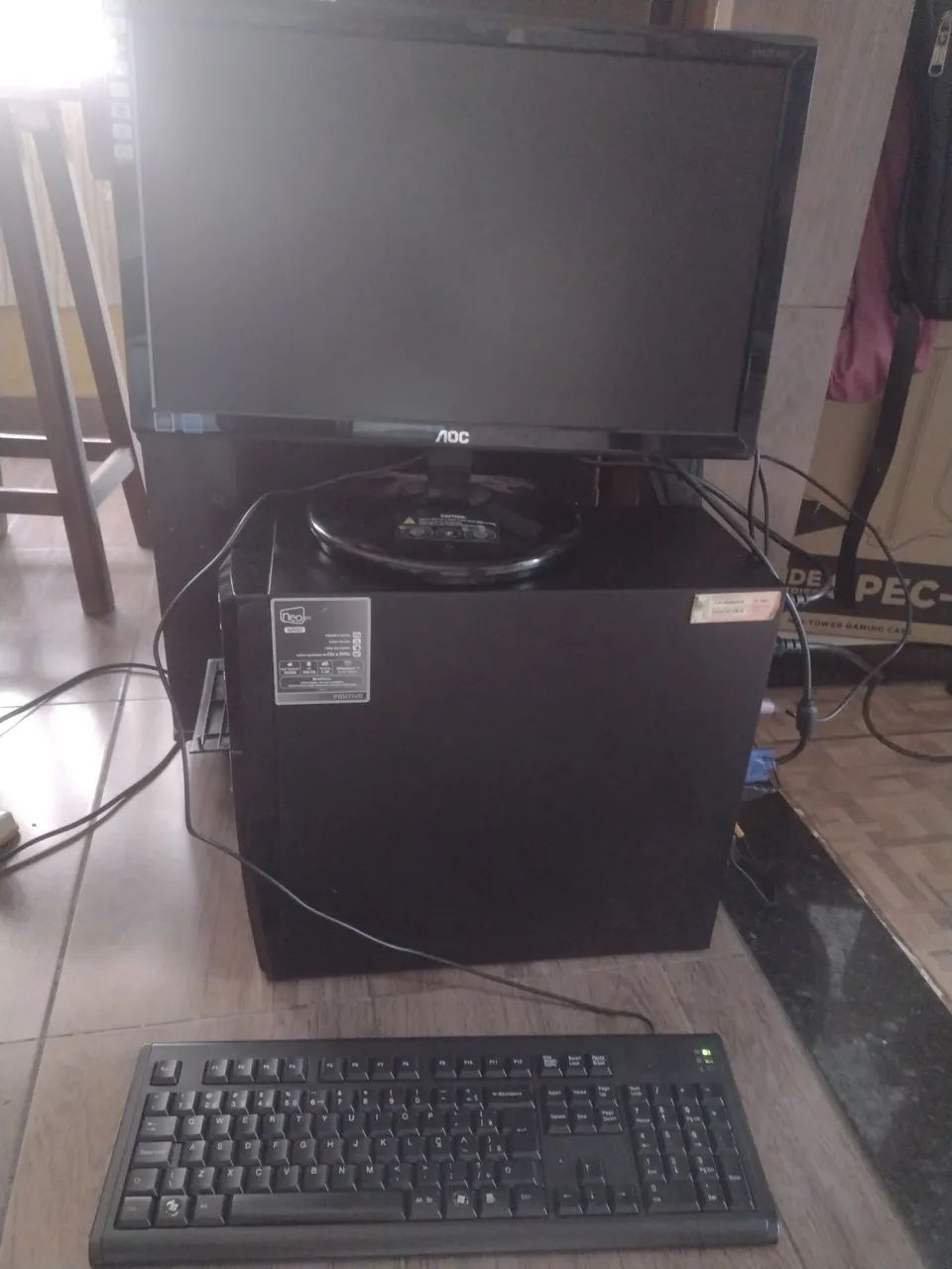 VENDO OU TROCO - PC INTEL PENTIUM WINDOWS 7 R$500 - Foto 2