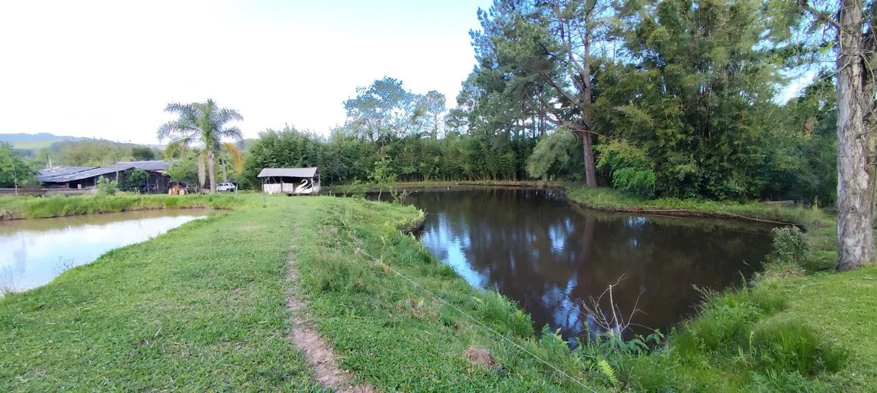 Chácara 1 hectare em Rolante RS Casa alvenaria Principal e Chacreiro Galpão Açudes - Foto 10