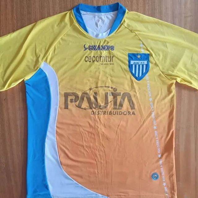 Camisa Original 2009 Avaí FC Champs Terceira Camisa Amarela M