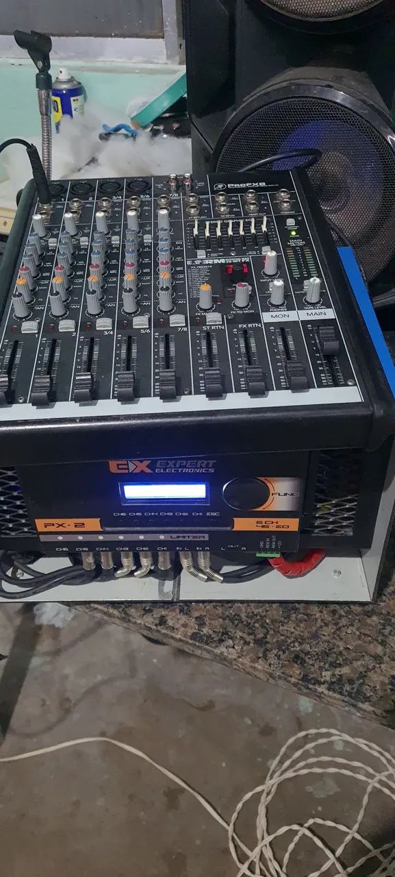 Mesa de som e amplificador profissional - Foto 2