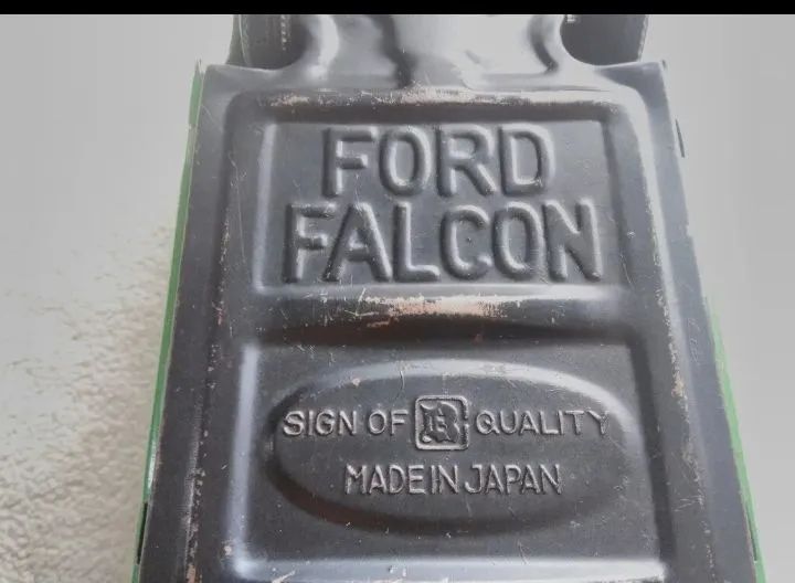 Raro Carrinho de Lata Ford Falcon Bandai Japan - Foto 6