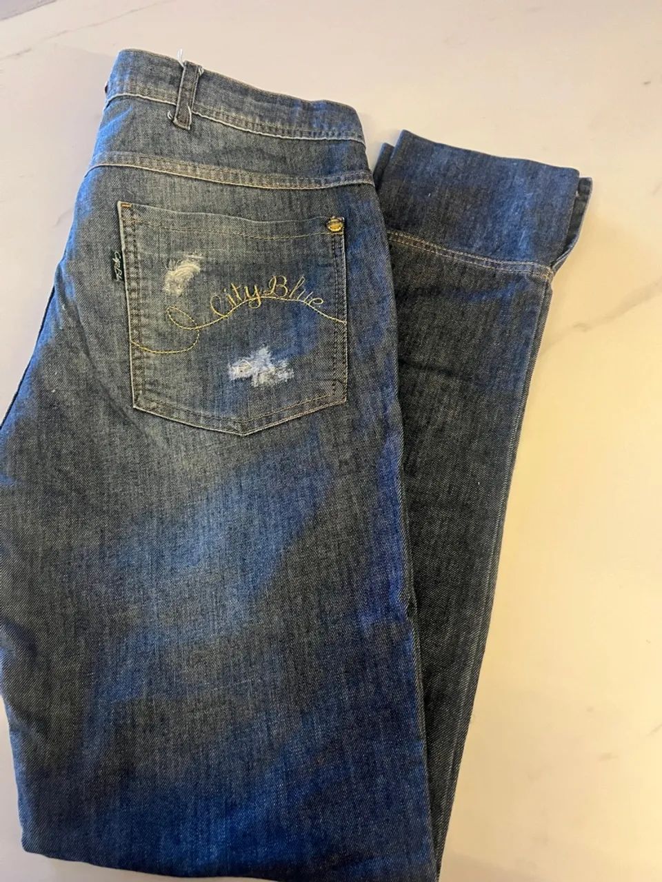 Calça Jeans Destroyed Feminina - Foto 3