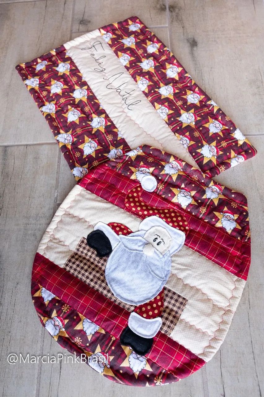 Jogo de banheiro de Natal 