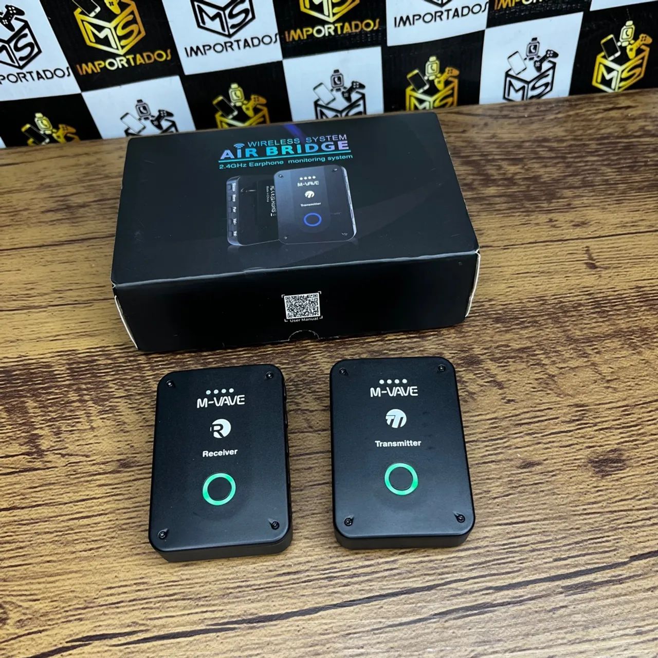 KIT MONITOR DE PALCO MVAVE TRANSMISSOR E RECEPTOR - Foto 3