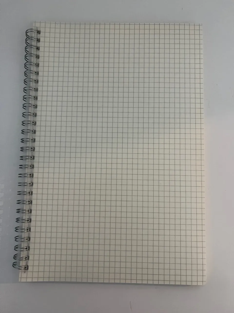 Caderno quadriculado