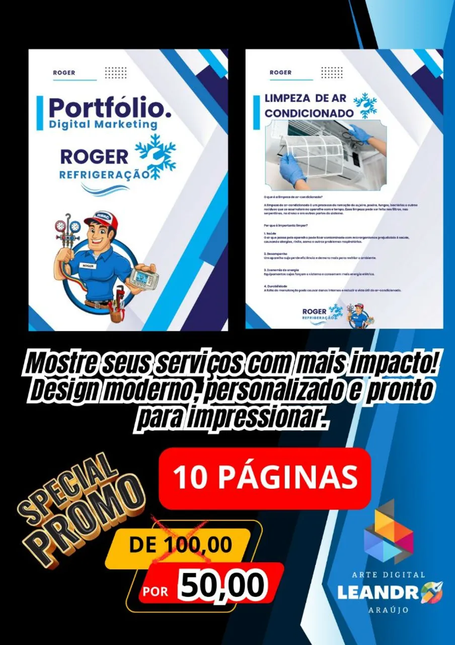 Portfólio Digital Marketing para Refrigeração