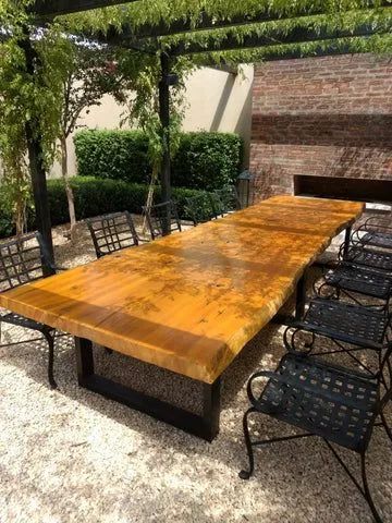 Mesa de Jantar Madeira Rústica Orgânica. - Foto 3