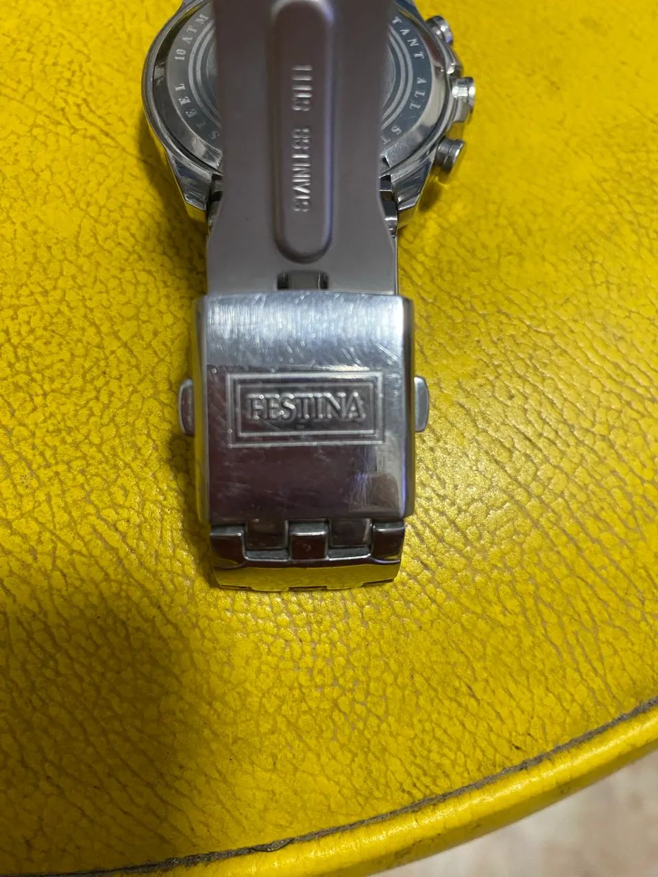 Relógio festina cronógrafo em aço inox  - Foto 2