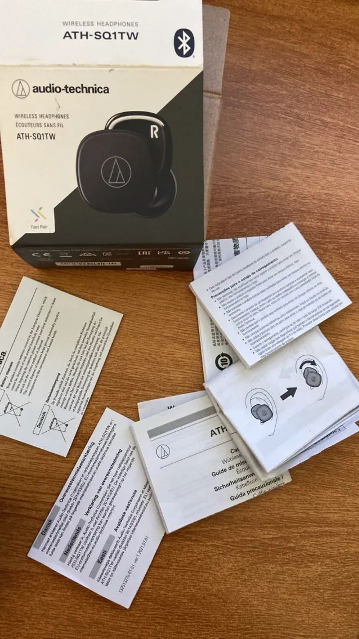 Fone bluetooth audio-technica ATH-SQ1TW - Foto 4