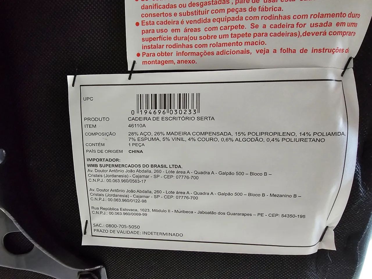 Cadeira de escritório Serta - Foto 5