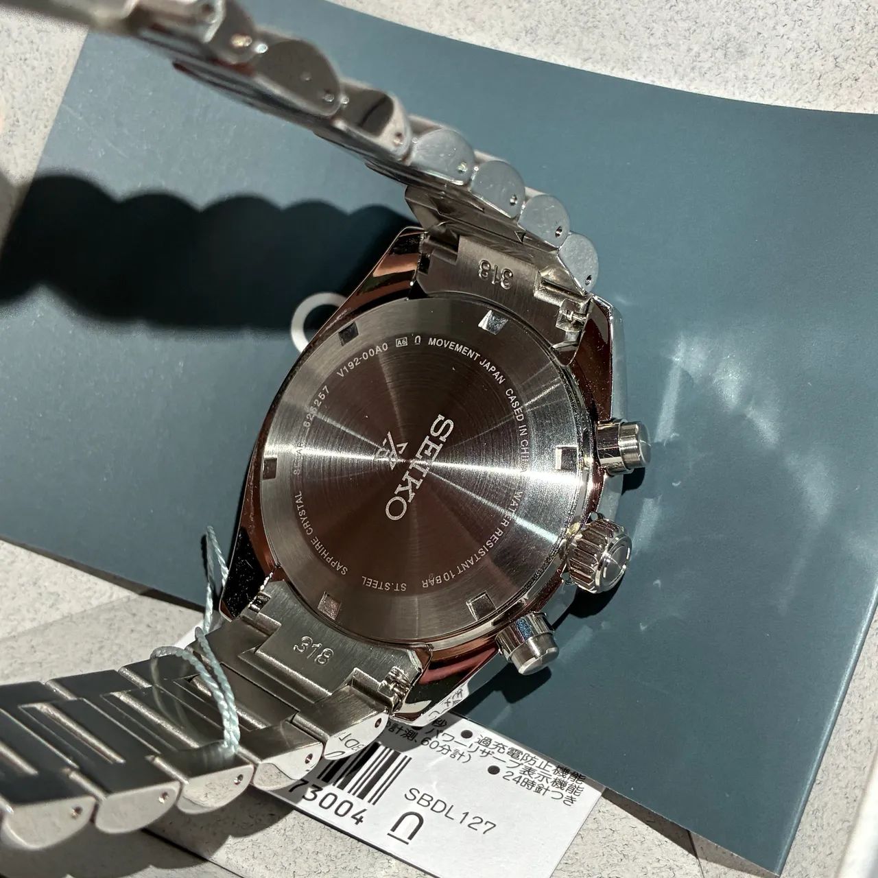 Relógio Seiko Prospex Speedtimer Solar SSC963/SBDL127 39mm - Foto 5