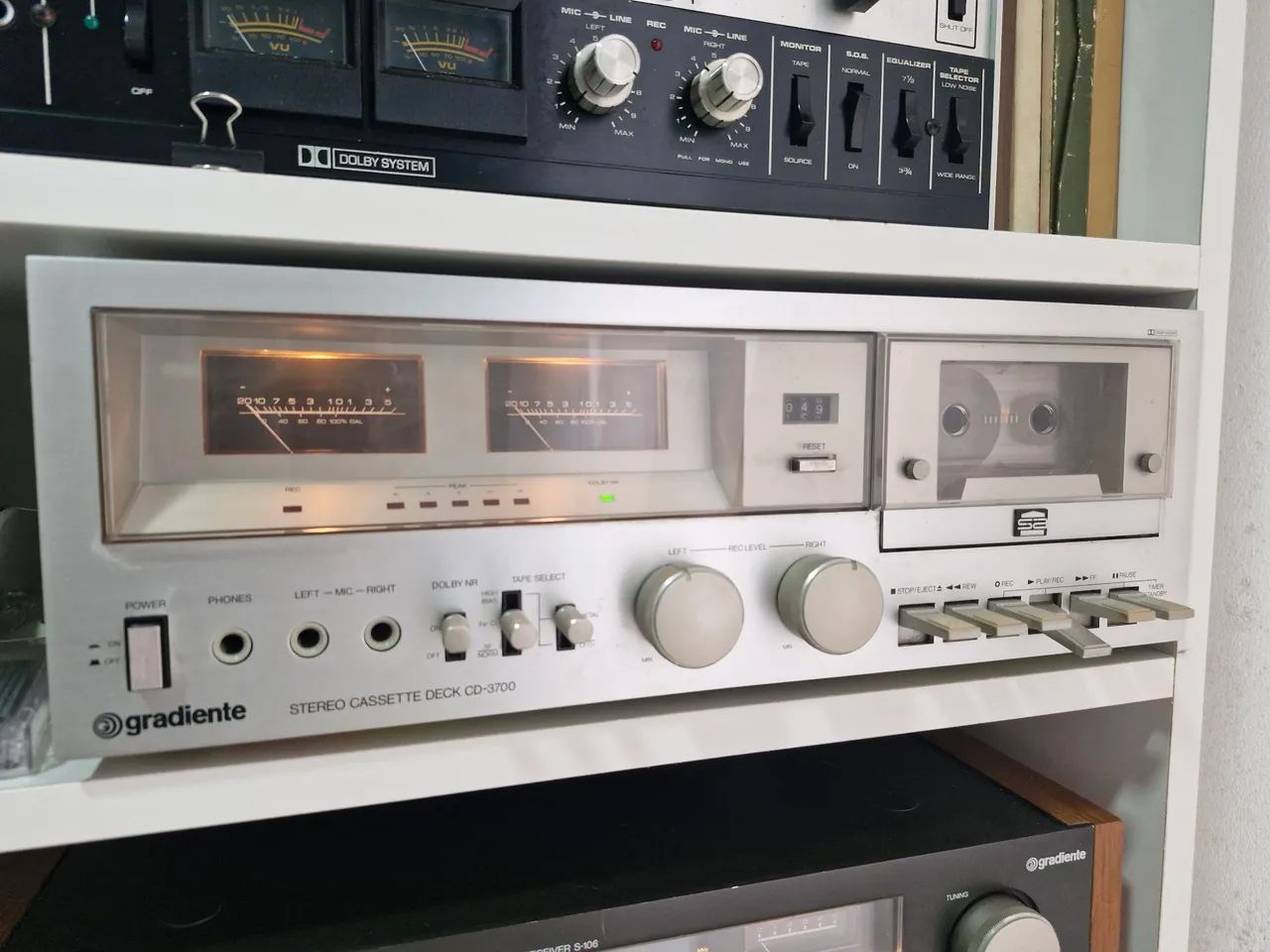 TOCA FITAS - TAPDECK GRADIENTE CD-3700 