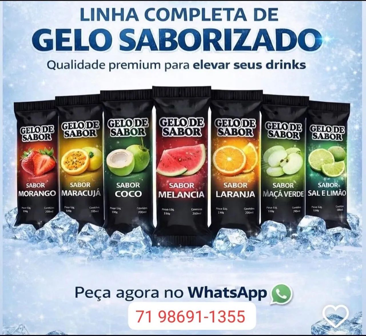 GELO SABORIZADO - 11 SABORES - Foto 2