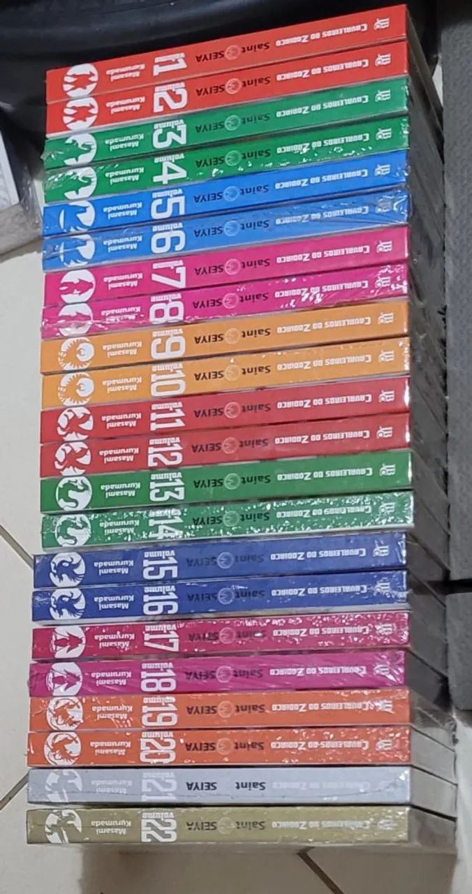 KANZENBAN - CAVALEIROS DO ZODÍACO - MANGÁ DO 01? ATÉ 22? - NOVOS