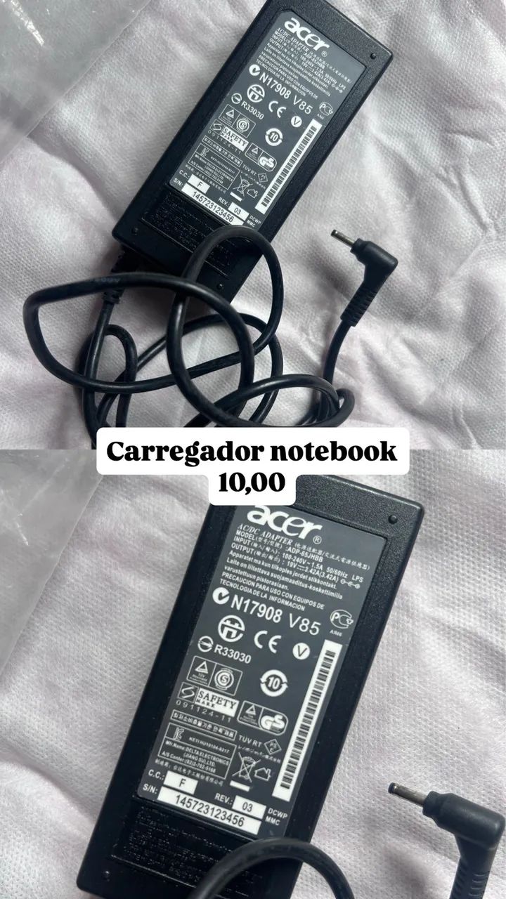 Vendo 2 Carregadores de notebook  - Foto 2