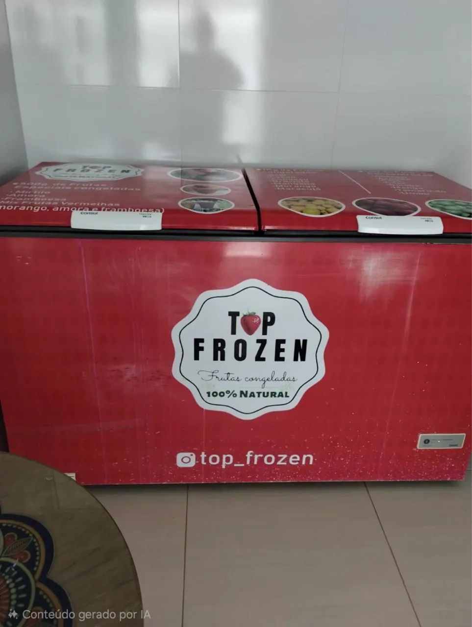 Freezer horizontal Cônsul  2 portas 127v excelente 