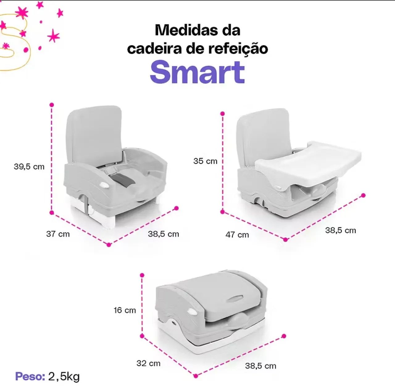 Cadeirinha alimentação  - Foto 2