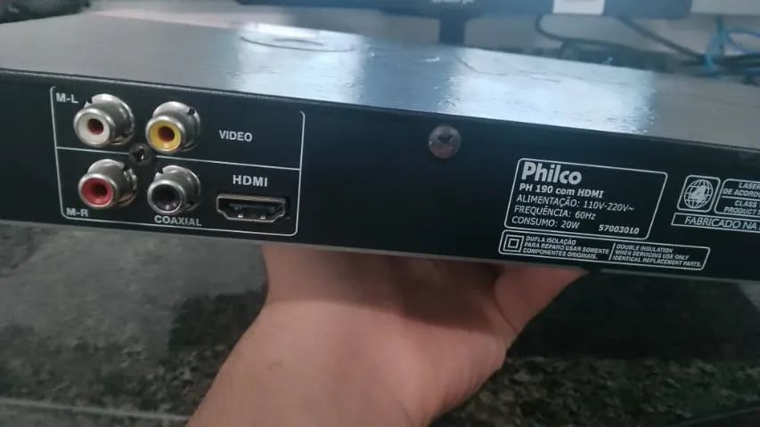 DVD Philco Usado com entrada USB, HDMI e entrada de microfone - Foto 4