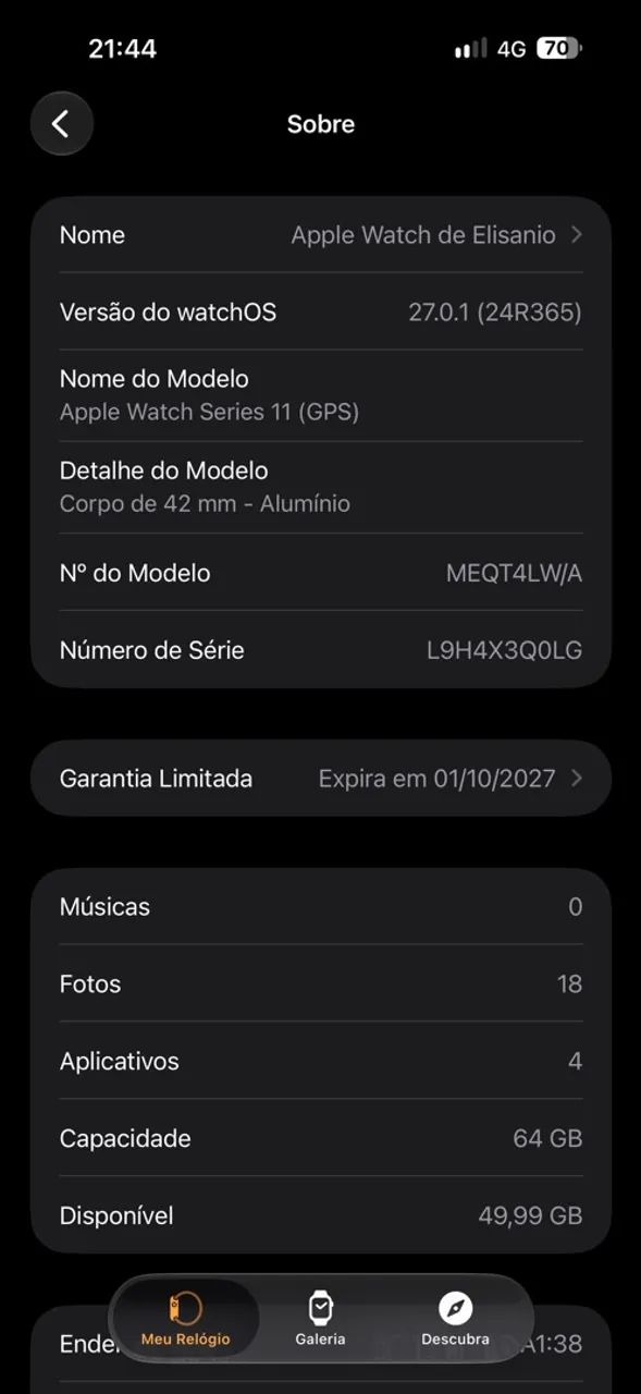 Apple Watch serie 11 GPS 42mm - Foto 4