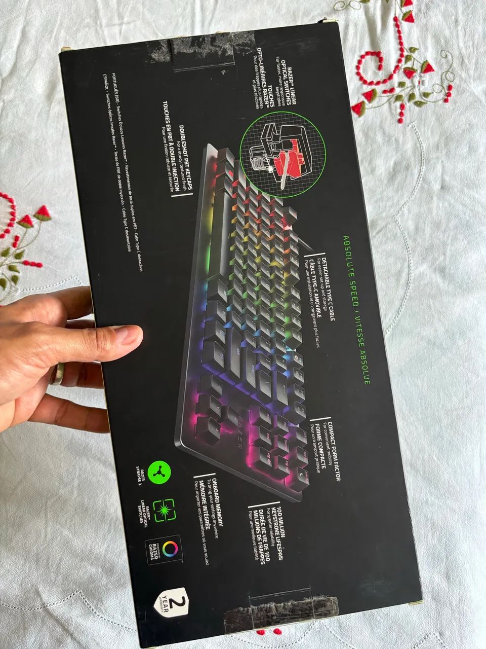 Teclado Razer Huntsman TKL - Foto 3