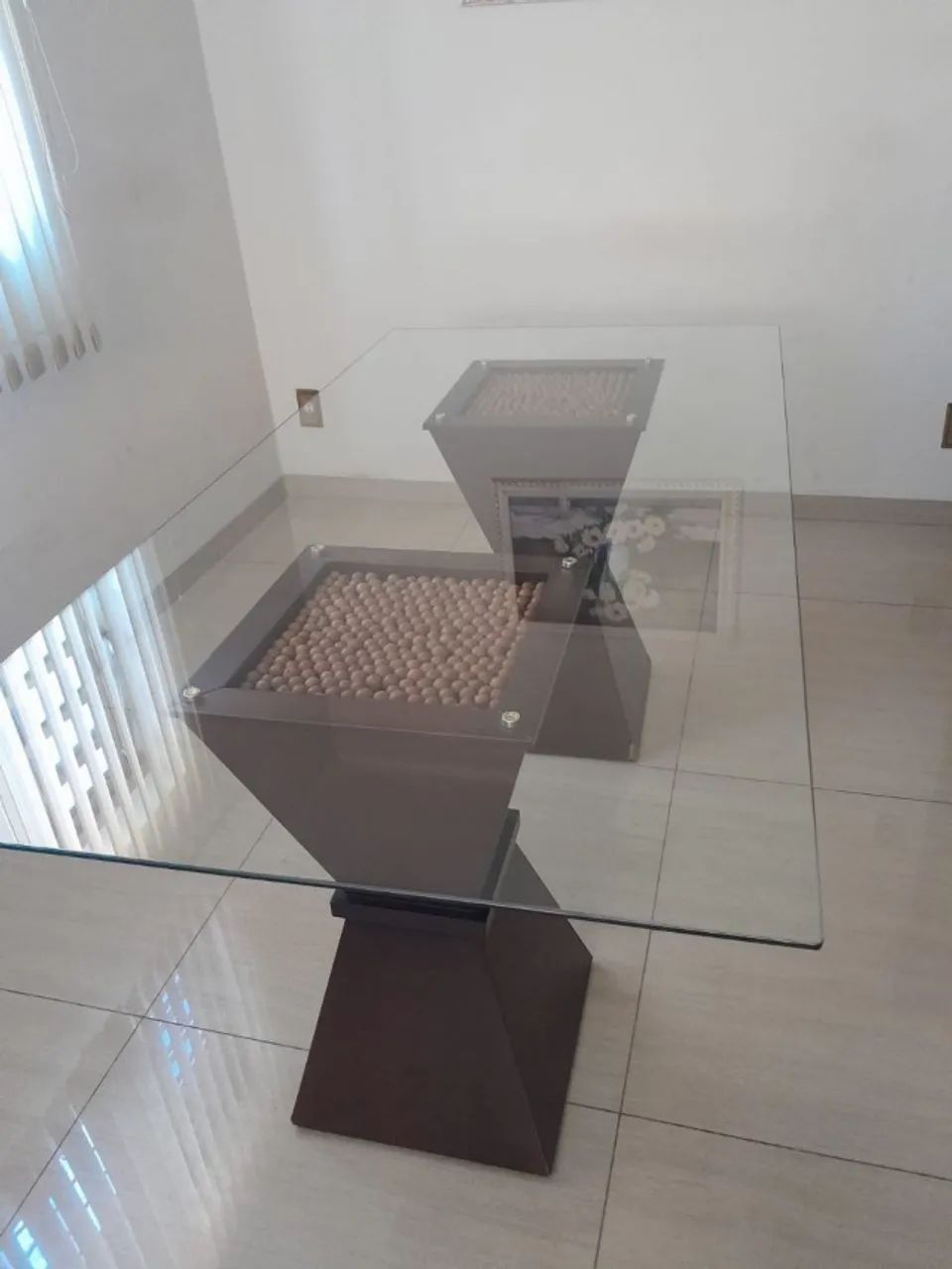 Mesa de vidro para 6 lugares - Foto 3