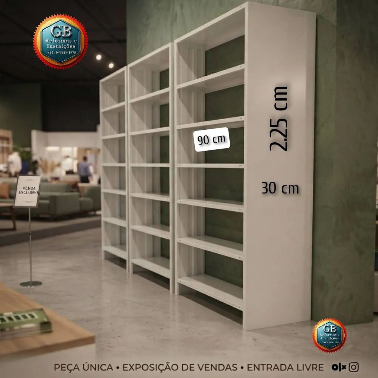 ESTANTES PRATELEIRAS DE AÇO  - Foto 4