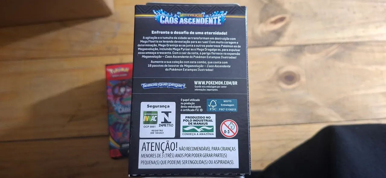 Mini Boosterbox Caos Ascendente BR - POKÉMON - Foto 3