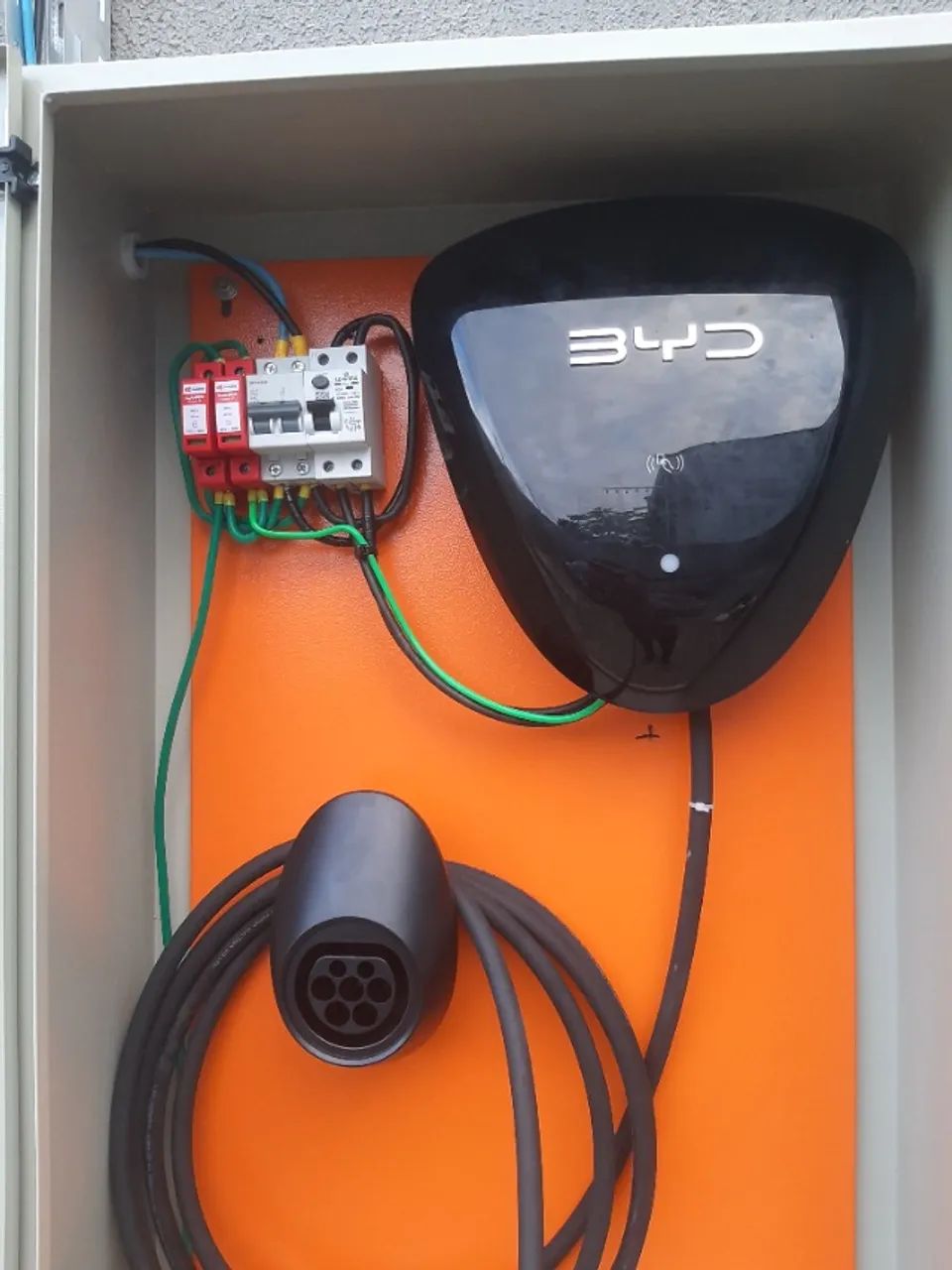 Instalação de corregadores de carros elétricos. - Foto 4