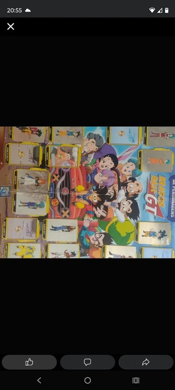 Dragon Ball GT Álbum de Figurinhas - Antiguidades - Vila Menck