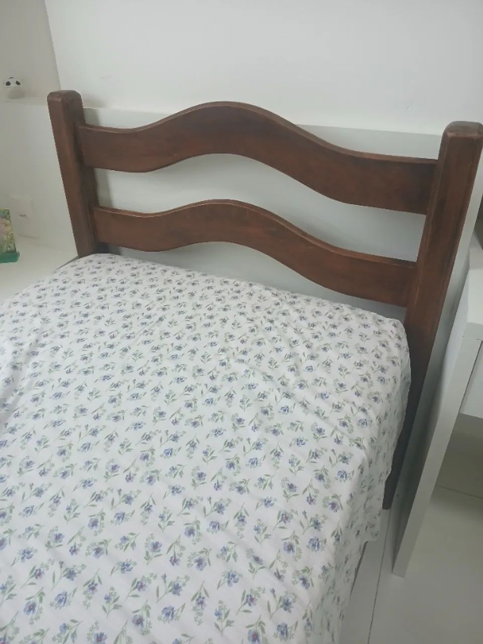 CAMA SOLTEIRÃO MADEIRA MACIÇA ANGELIN