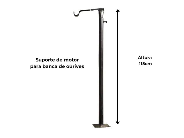 Suporte de motor para banca de ourives