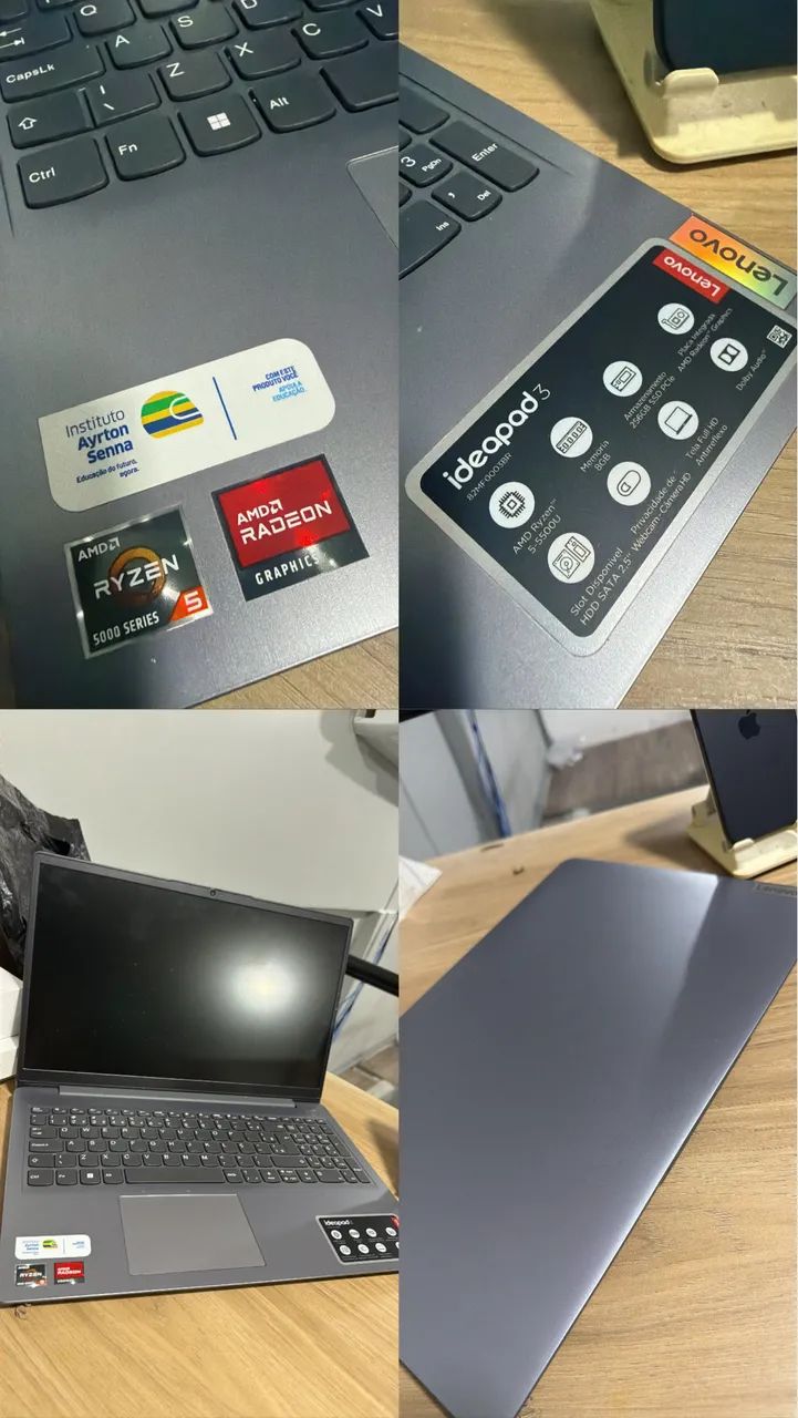 Notebook Lenovo ideapad AMD Ryzen 5 5500