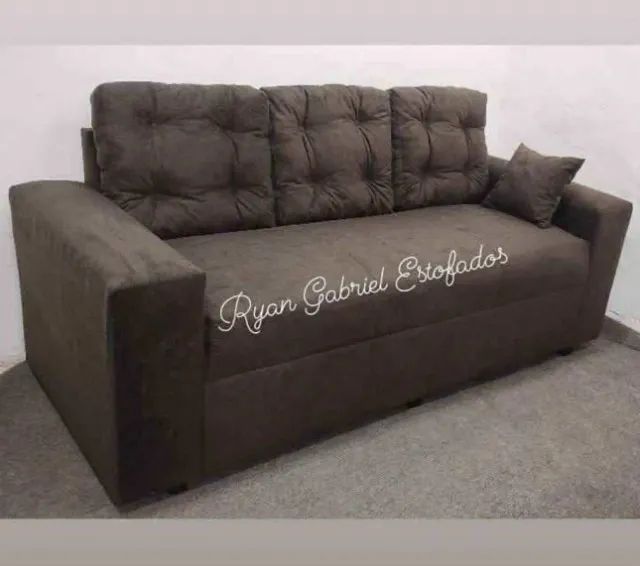 Promoção Sofá 3 Lugares Luxuoso de Fábrica - Foto 5
