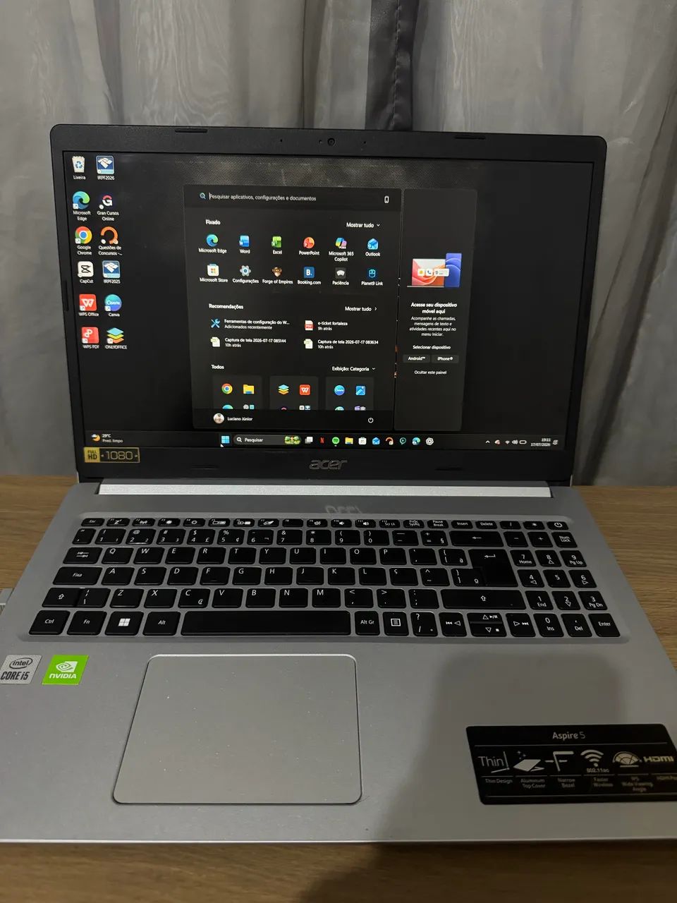 ACER core i5 (placa de video )