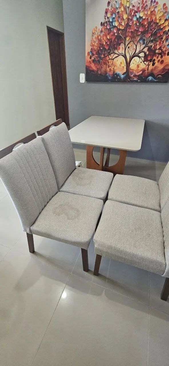 Mesa maciça Off White - Foto 5