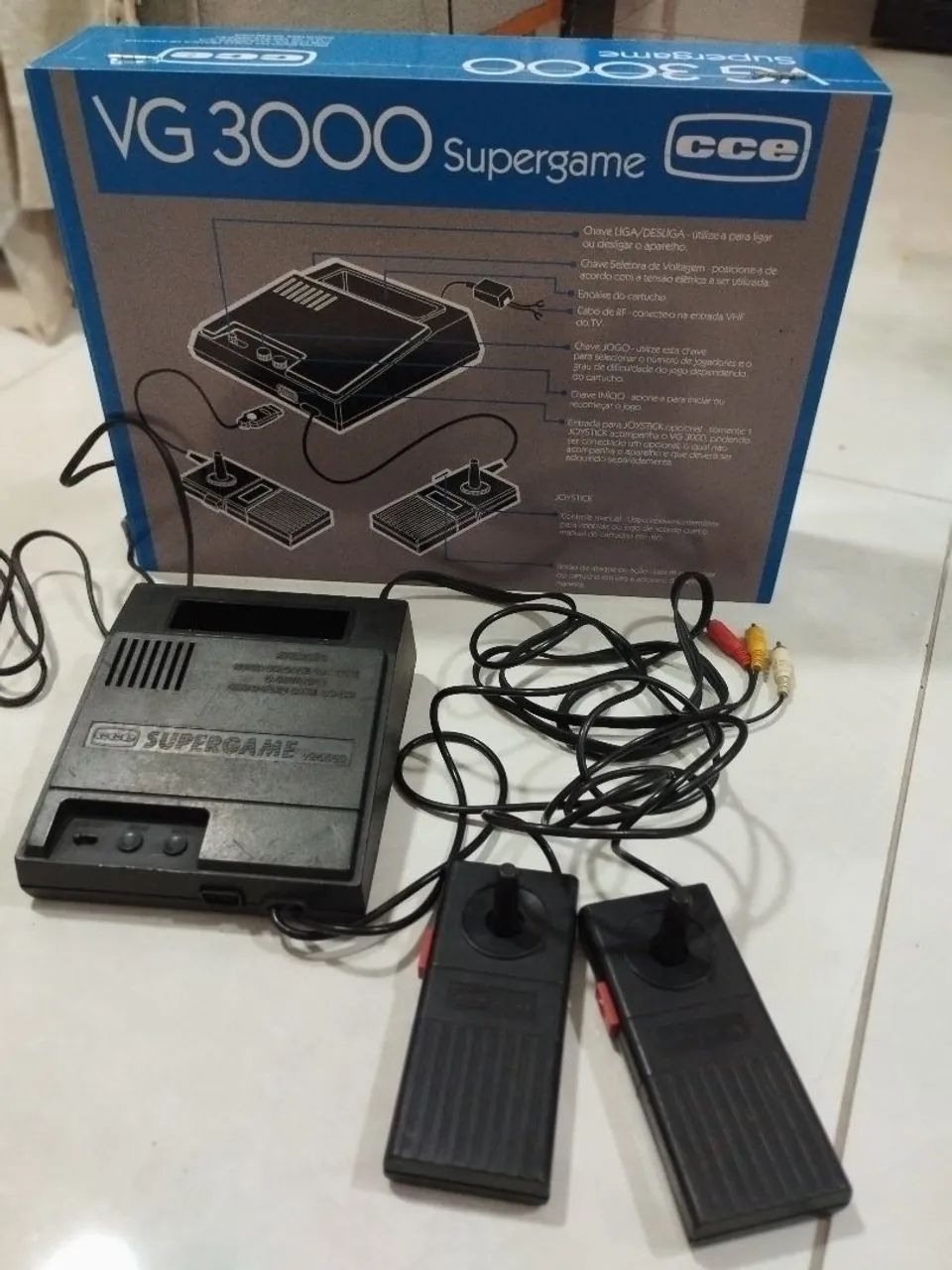 Console CCE Supergame VG-3000 perfeito  - Foto 3