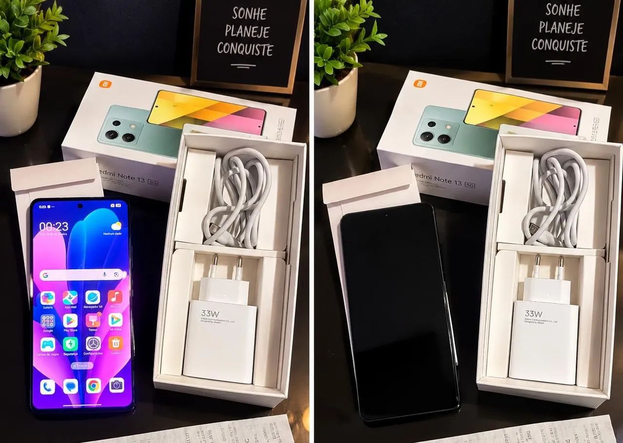 Xiaomi redmi note 13 5g de 256 GB impecável ! - Foto 2