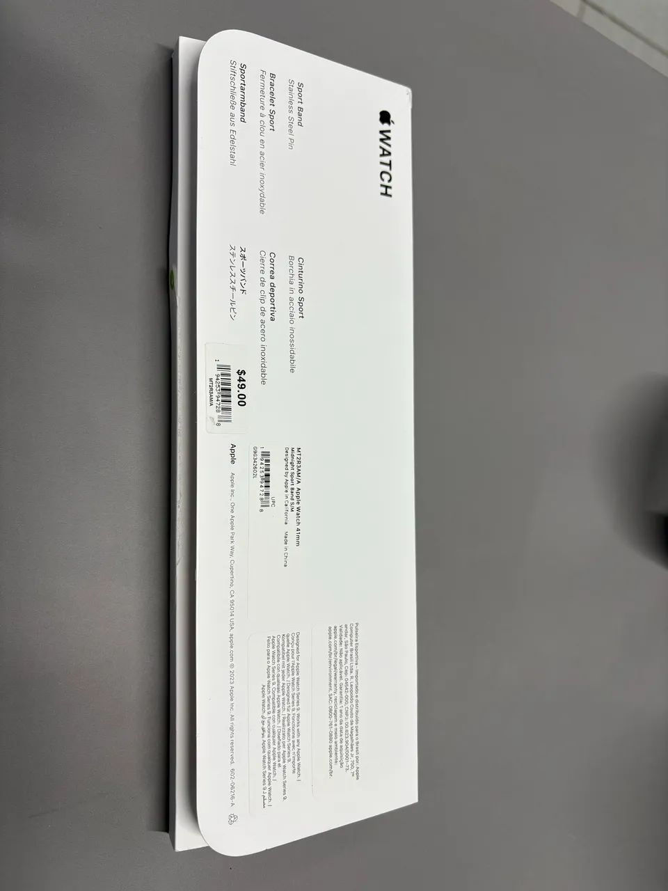 Apple Watch Series 9 41mm Midnight + Pulseira Original Apple