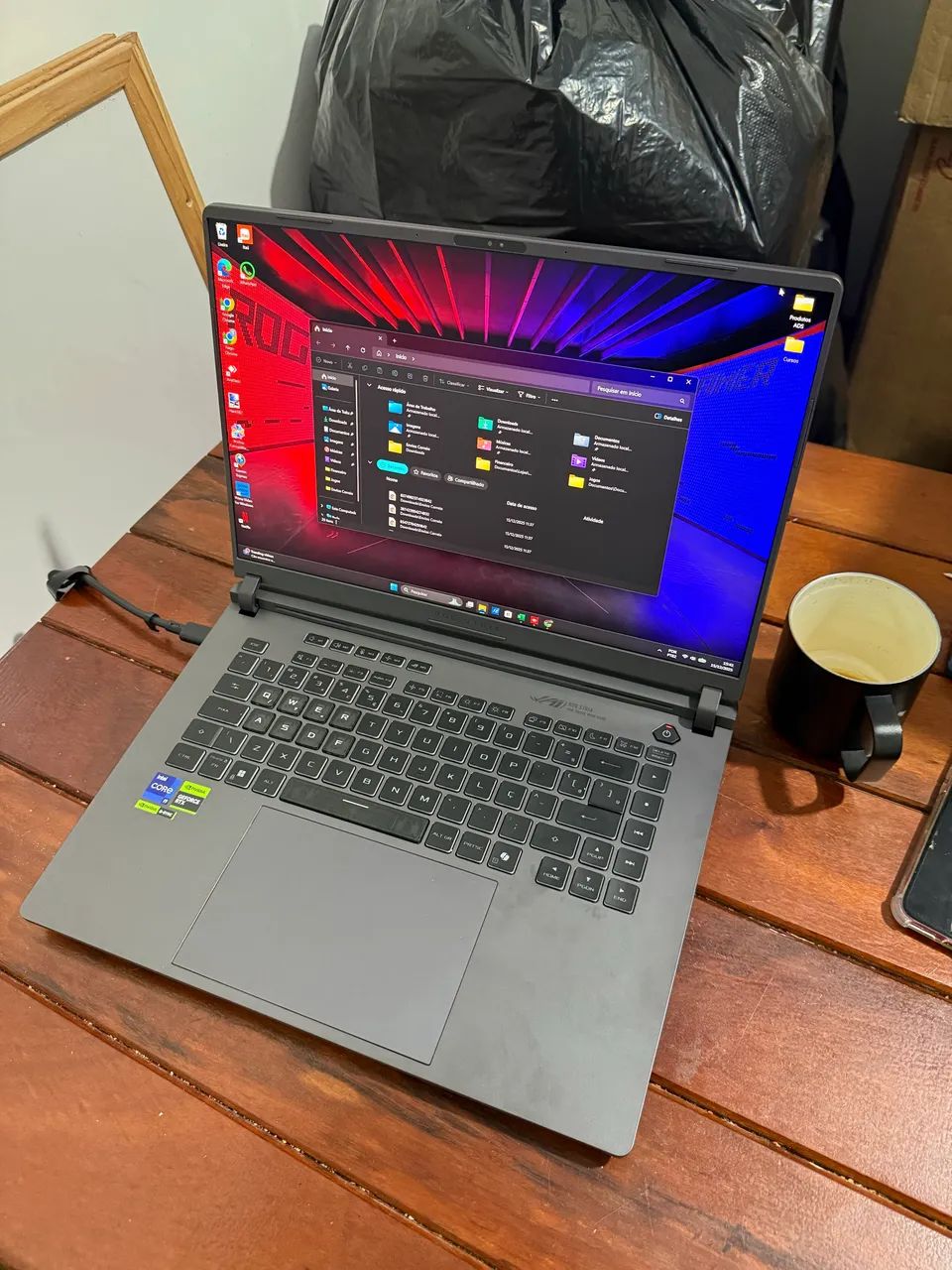 Notebook Gamer ASUS Rog Strix G16 16gb 512ssd RTX 5060 - Foto 5