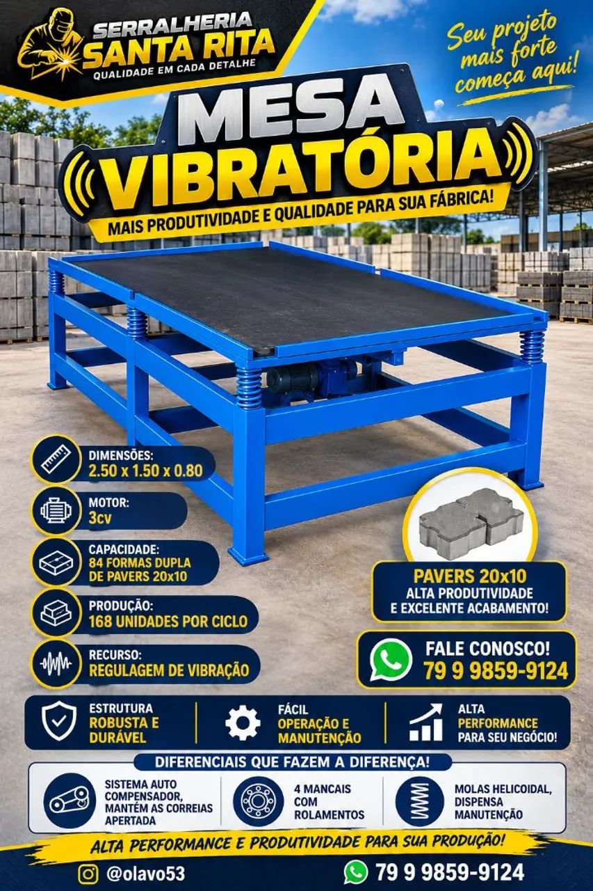Mesa vibratória 