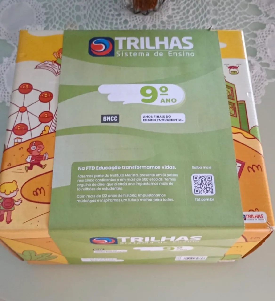 Sistema de Ensino Trilha 9 ano - modelo novo - Escrito à lápis