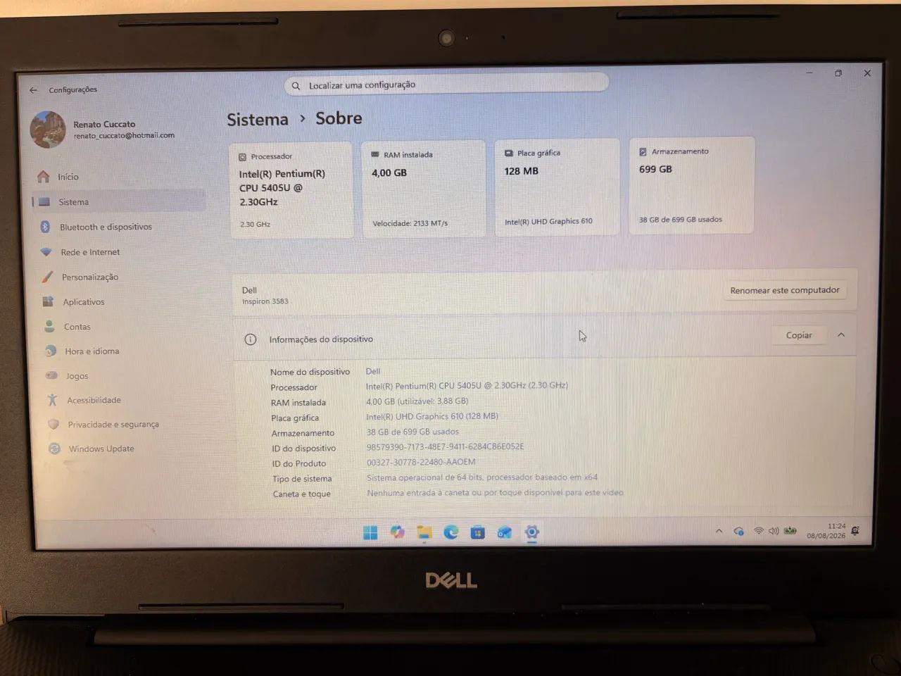 Notebook Dell - Foto 3