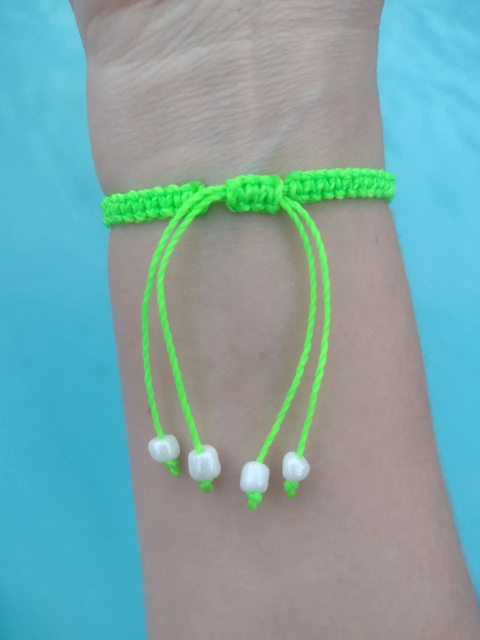 Pulseira Tartaruga em Macramê  - Foto 4