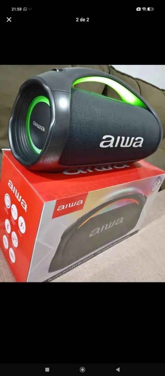 Caixa bombox Aiwa  - Foto 2