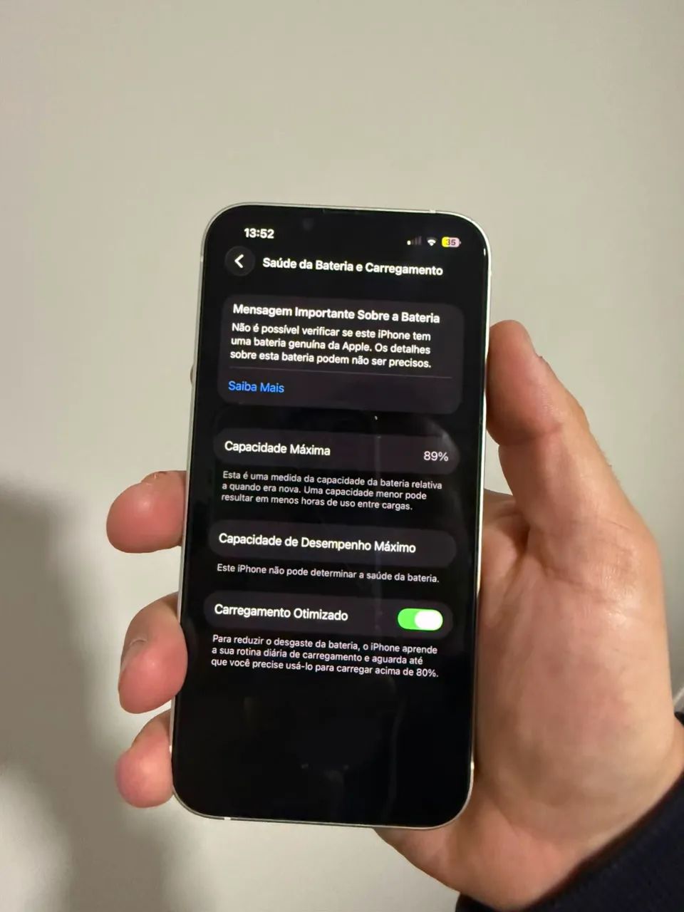 iPhone 14/128GB saúde 89% - Foto 4