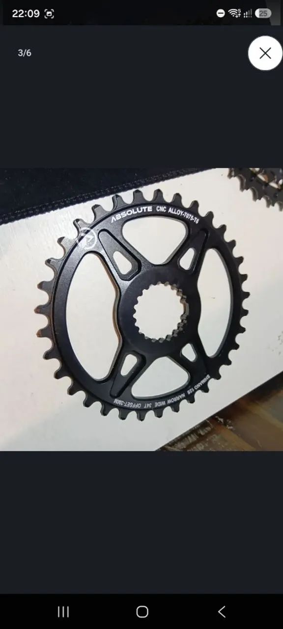 Jogo de catraca e coroa bicicleta - Foto 5