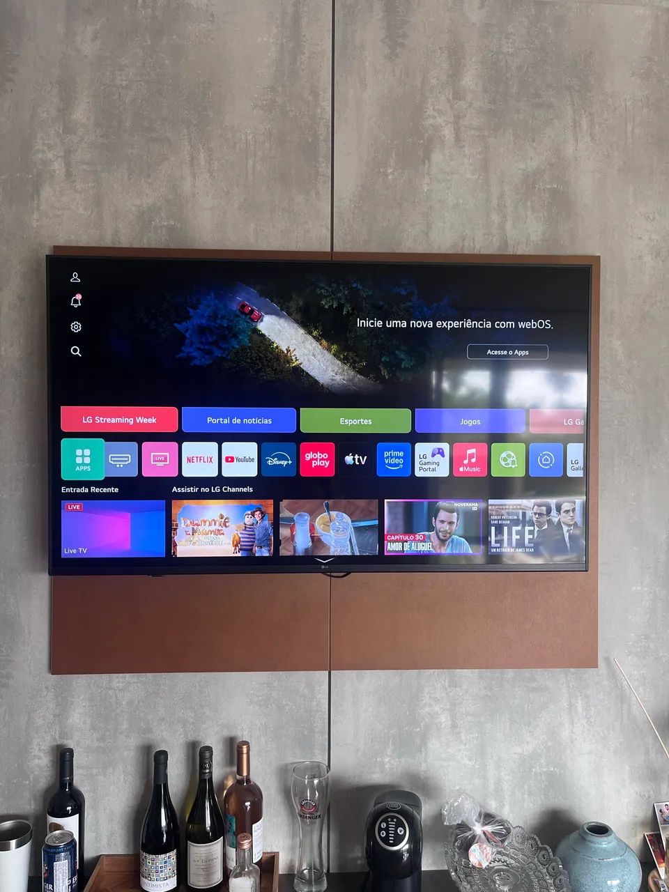 TV LG 50 polegadas 10 meses de uso!!!